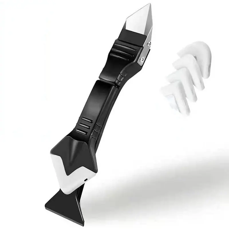 3 in 1 Silicone Caulking Tool Sealant Finishing Tool Grout Scraper Reuse Replace 5 Silicone Pad Great Tools for Kitchen Bathroom
3 in 1 Silicone Caulking Tool Sealant Finishing Tool Grout Scraper Reuse Replace 5 Silicone Pad Great Tools for Kitchen Bathroom