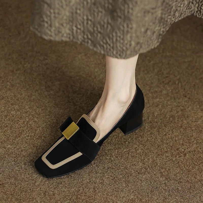 Vintage Shoes Heels Women's Trend 2022 Elegant Woman Heeled Chunky Pumps Luxury Casual Medium Heel Dress Office Loafer Black New
Vintage Shoes Heels Women's Trend 2022 Elegant Woman Heeled Chunky Pumps Luxury Casual Medium Heel Dress Office Loafer Black New
