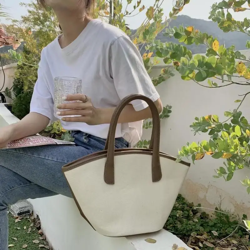 Casual Canvas Big Tote for Women Sector Large Handbags Fashion Shoulder Bag Ladies Quality Underarm Bags Summer Top-Handle Bag
Casual Canvas Big Tote for Women Sector Large Handbags Fashion Shoulder Bag Ladies Quality Underarm Bags Summer Top-Handle Bag