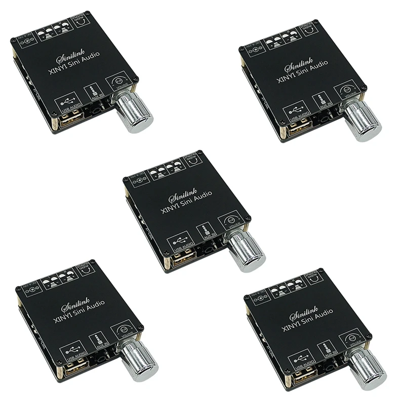 5X XY-C50L MINI Bluetooth 5.0 Wireless Audio Digital Power Amplifier Stereo Board 50Wx2 Bluetooth Amplificador 3.5MM USB
5X XY-C50L MINI Bluetooth 5.0 Wireless Audio Digital Power Amplifier Stereo Board 50Wx2 Bluetooth Amplificador 3.5MM USB