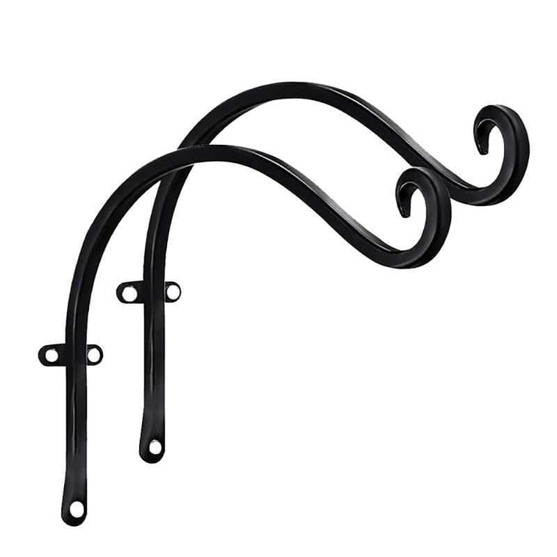 2Pack 12Inch Heavy Duty Metal Hanging Planter Hook Wall Hook Hanging Plant Brackets For Bird Feeders Wind Chimes
2Pack 12Inch Heavy Duty Metal Hanging Planter Hook Wall Hook Hanging Plant Brackets For Bird Feeders Wind Chimes