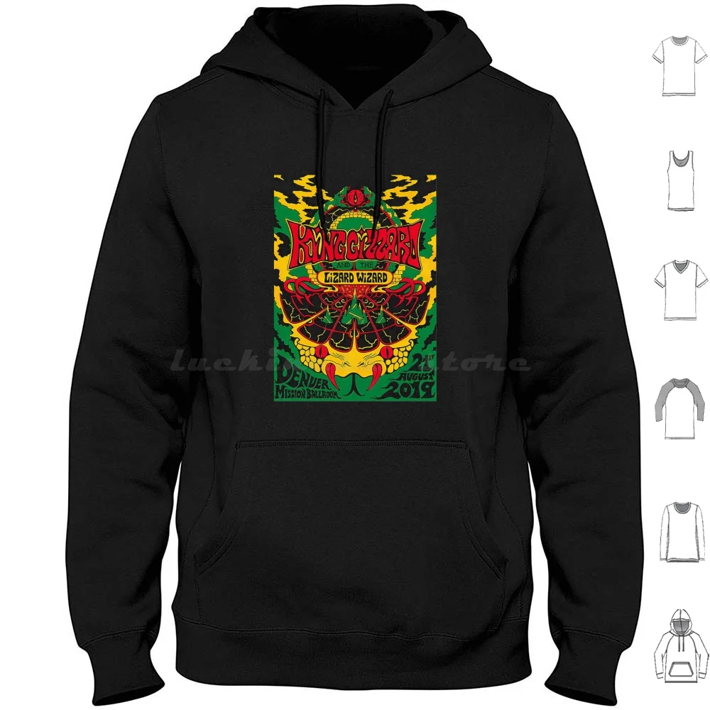 King Gizzard And The Lizard Wizard Denver Mission Ballroom 2019 Hoodie cotton Long Sleeve King Gizzard And The Lizard Wizard 
King Gizzard And The Lizard Wizard Denver Mission Ballroom 2019 Hoodie cotton Long Sleeve King Gizzard And The Lizard Wizard
