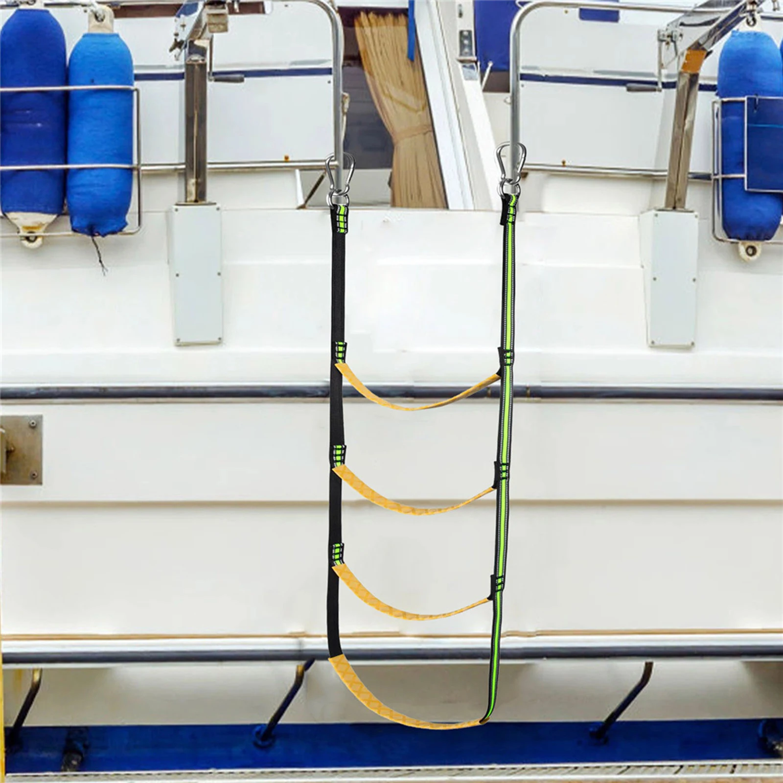 Extension Climbing Ladder Durable Fishing Rope Foadable Kayaking Ladder Extension Lightweight Portable Step Designed
Extension Climbing Ladder Durable Fishing Rope Foadable Kayaking Ladder Extension Lightweight Portable Step Designed
