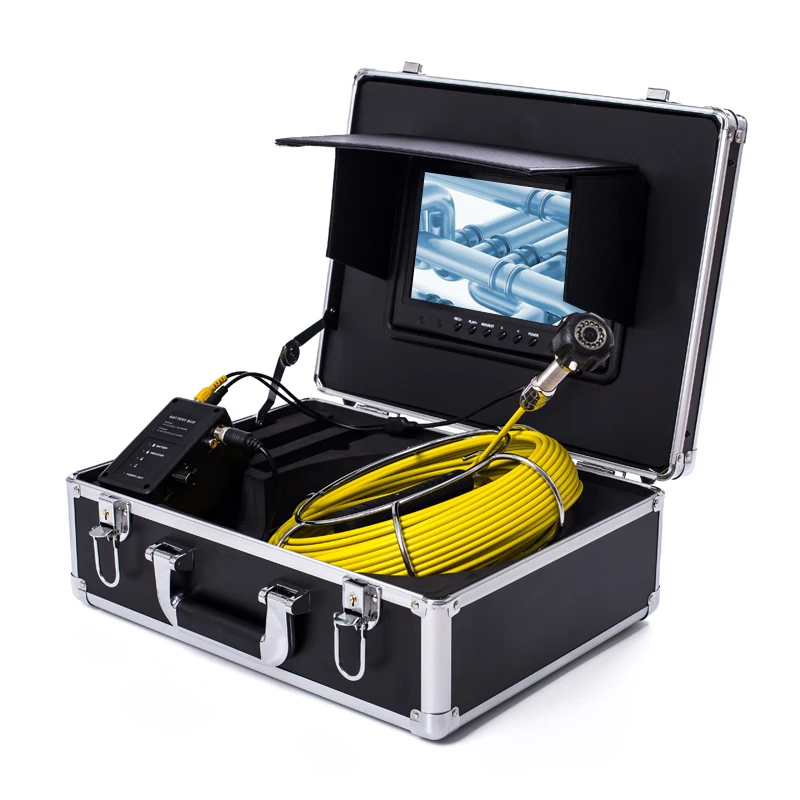 9-дюймовый кабель 40 м, 23-миллиметровый объектив, канализационная труба, эндоскоп, система осмотра, используемая для осмотра подземных труб
9-дюймовый кабель 40 м, 23-миллиметровый объектив, канализационная труба, эндоскоп, система осмотра, используемая для осмотра подземных труб