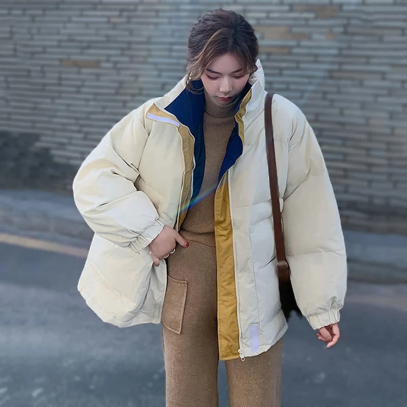 Winter Jacket 2022 New Korean Loose Stand Collar Down Parkas Cotton Jackets Female Coat Thick Warm Snow Wear Coats
Winter Jacket 2022 New Korean Loose Stand Collar Down Parkas Cotton Jackets Female Coat Thick Warm Snow Wear Coats