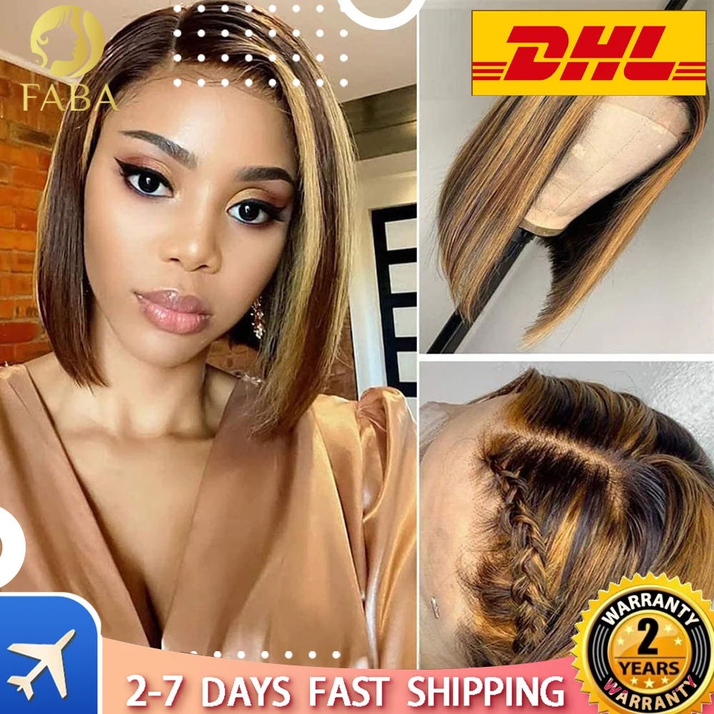 Ombre Color 4/27 Short Bob Lace Front Wigs Brazilian Straight Lace Front Wigs Highlight Human Hair For Black Women
Ombre Color 4/27 Short Bob Lace Front Wigs Brazilian Straight Lace Front Wigs Highlight Human Hair For Black Women