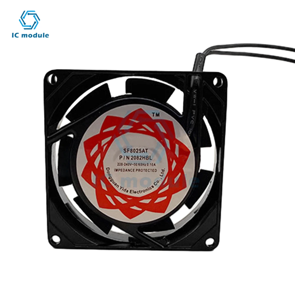 AC 110V 220V 80mm Axial Fan Big Airflow High Speed for DIY Cooling Ventilation Exhaust Projects
AC 110V 220V 80mm Axial Fan Big Airflow High Speed for DIY Cooling Ventilation Exhaust Projects