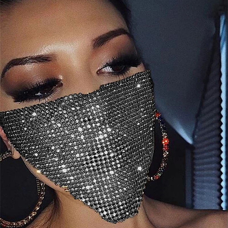 Fashion Mysterious Sexy Rhinestone Masks Women Glitter Crystal Face Mask Wedding Night Club Party Decoration Facemask
Fashion Mysterious Sexy Rhinestone Masks Women Glitter Crystal Face Mask Wedding Night Club Party Decoration Facemask