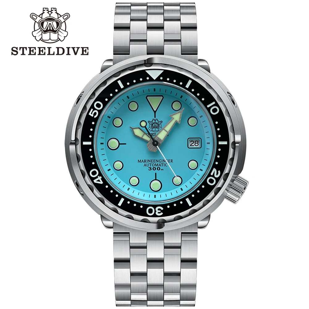 STEELDIVE SD1975 Dive Watch Japan NH35 Automatic Mechanical Movement Wristwatch Waterproof 300M Luminous Ceramic Bezel Watches
STEELDIVE SD1975 Dive Watch Japan NH35 Automatic Mechanical Movement Wristwatch Waterproof 300M Luminous Ceramic Bezel Watches