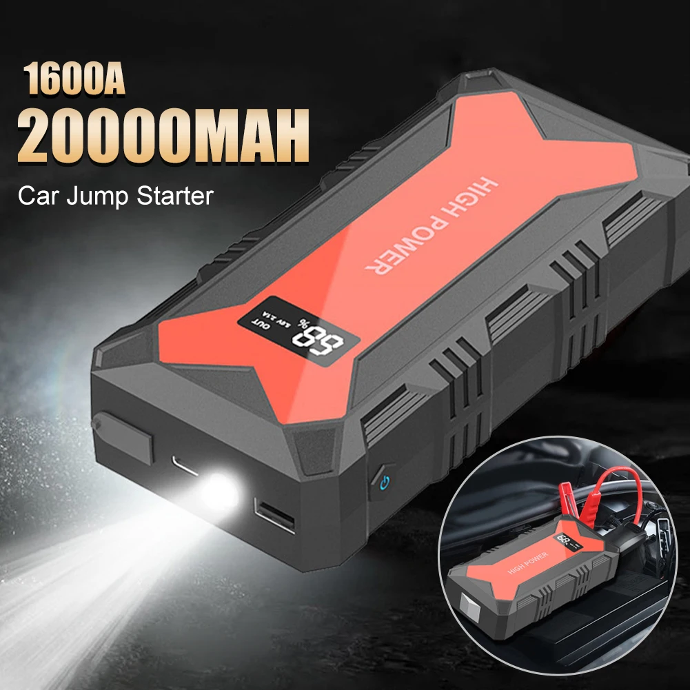 Car Jump Starter Battery Power Bank for 20000mah Portable Emergency Booster 12V Auto Starting Device Petrol Diesel Car Starter
Car Jump Starter Battery Power Bank for 20000mah Portable Emergency Booster 12V Auto Starting Device Petrol Diesel Car Starter
