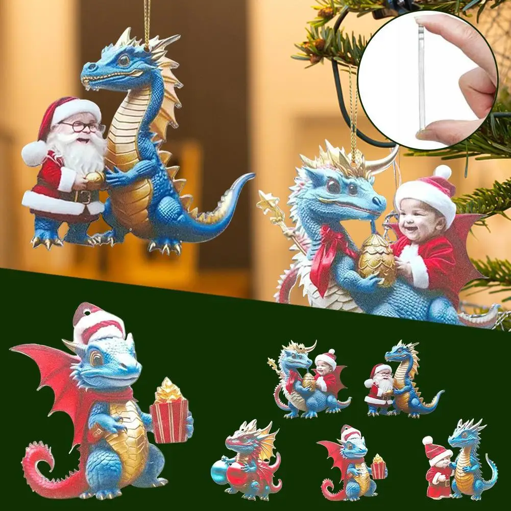 Acrylic Christmas Dragon Ornament Christmas Tree Ornaments Dragon Decor for Xmas Decoration Supplies 2024 Fun Pendant Gifts
Acrylic Christmas Dragon Ornament Christmas Tree Ornaments Dragon Decor for Xmas Decoration Supplies 2024 Fun Pendant Gifts