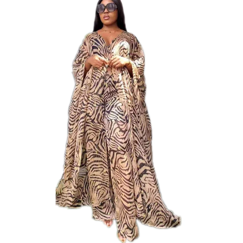 Women Africa Clothes African Dashiki New Fashion Two Piece Suit Long Dress + Wide Pants Party Dresses Plus Size Robe 2 Piece Set
Women Africa Clothes African Dashiki New Fashion Two Piece Suit Long Dress + Wide Pants Party Dresses Plus Size Robe 2 Piece Set