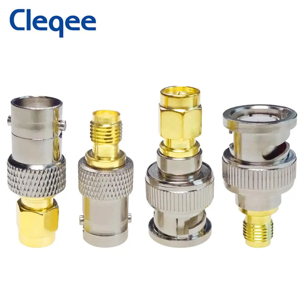 Cleqee 4PC SMA to BNC Plug Connector Kit Male Female M/F Radio Antenna Adapter RF Coax Converter Coaxial
Cleqee 4PC SMA to BNC Plug Connector Kit Male Female M/F Radio Antenna Adapter RF Coax Converter Coaxial
