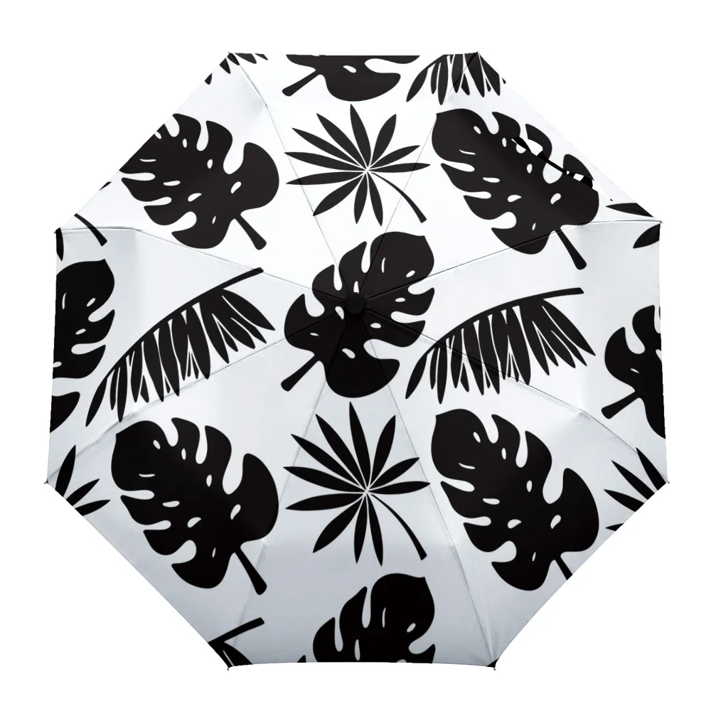 Tropical Jungle Conifer Leaves Windproof Umbrellas Travel Folding Umbrella for Female Male Eight Bone Automatic Printed Parasol
Tropical Jungle Conifer Leaves Windproof Umbrellas Travel Folding Umbrella for Female Male Eight Bone Automatic Printed Parasol