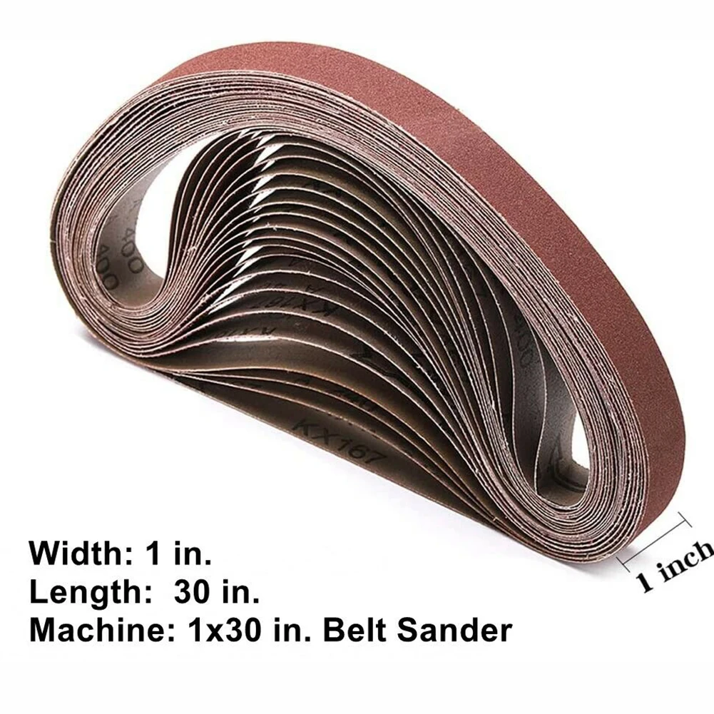 24Pcs/Set Sanding Belts 60/80/120/150/240/400 Grit Belt Sander Sandpaper 1x30Inch For Grinding Polishing
24Pcs/Set Sanding Belts 60/80/120/150/240/400 Grit Belt Sander Sandpaper 1x30Inch For Grinding Polishing