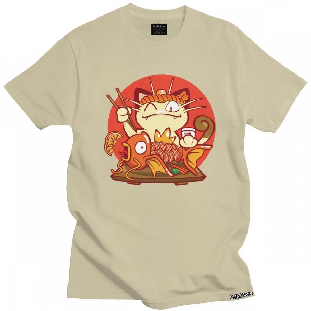 Funny Cat Sushi Bar Tshirts Men Pre-shrunk Cotton T Shirt Cool Cartoon Anime Tee Short Sleeved Casual Graphic T-shirt Clothing
Funny Cat Sushi Bar Tshirts Men Pre-shrunk Cotton T Shirt Cool Cartoon Anime Tee Short Sleeved Casual Graphic T-shirt Clothing