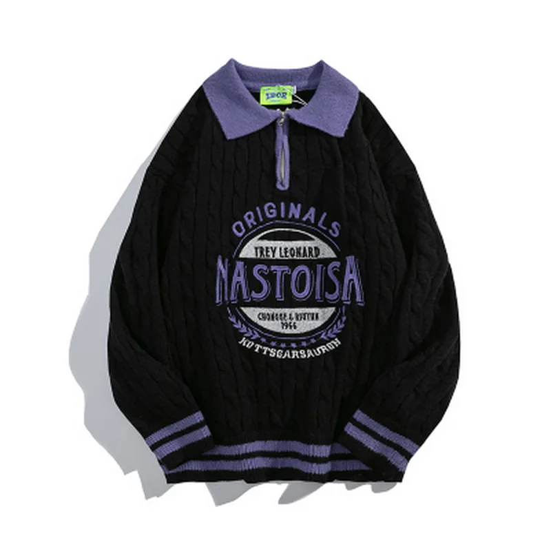 Fashion Harajuku Sweater Men'S HIP HOP Streetwear Pull Black Green Patchwork 2022 Long Sleeves Pullover For Autumn Spring
Fashion Harajuku Sweater Men'S HIP HOP Streetwear Pull Black Green Patchwork 2022 Long Sleeves Pullover For Autumn Spring