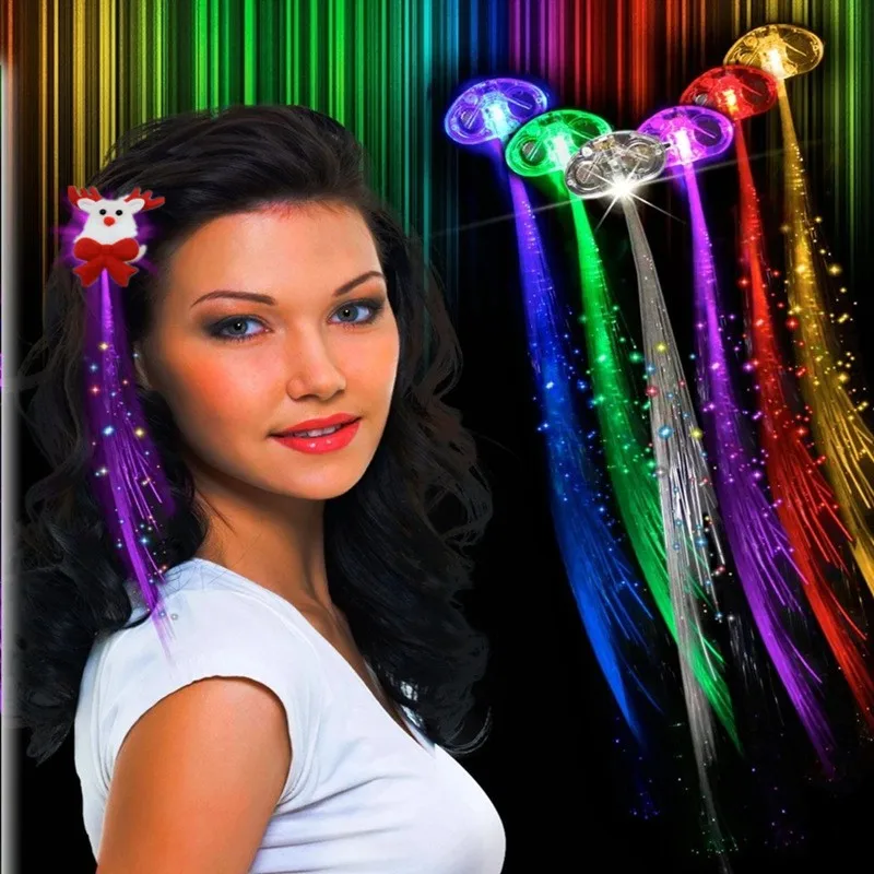 Colorful Luminous Silk Braid Headwear, Fiber Braid, LED Flash Hair, Bar Dance Cheer, Birthday Party, Small Gift, 10Pcs
Colorful Luminous Silk Braid Headwear, Fiber Braid, LED Flash Hair, Bar Dance Cheer, Birthday Party, Small Gift, 10Pcs