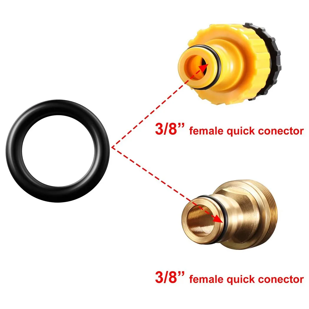 For 1/4” Power Pressure Washer O-rings Rubber 3/8” Quick Connect Fitting 40pcs Durable High Quality Practical
For 1/4” Power Pressure Washer O-rings Rubber 3/8” Quick Connect Fitting 40pcs Durable High Quality Practical