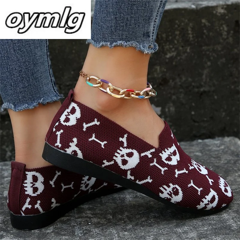 Skull Head Shallow Mouth Low Top Women's Large Casual Flat Heels Spring and Autumn Single Shoes
Skull Head Shallow Mouth Low Top Women's Large Casual Flat Heels Spring and Autumn Single Shoes