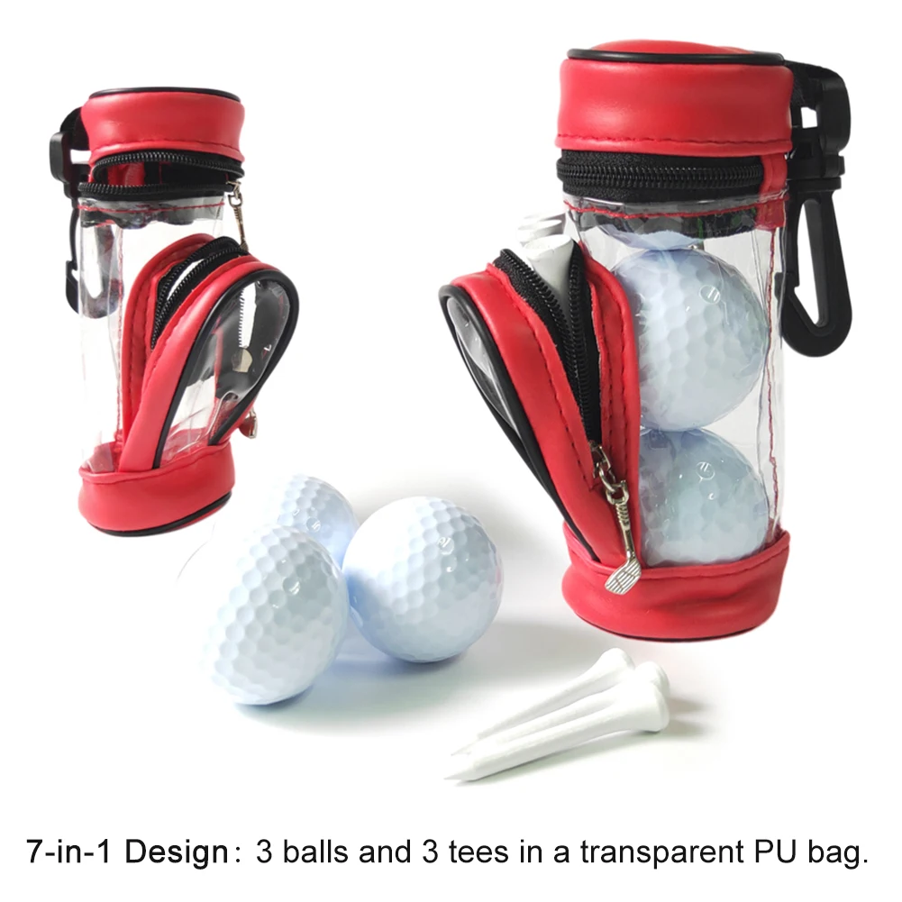 Golf-Ball Tee Pouch Bag 7-in-1 Design Golf Kits 13 * 6.5 * 4.5cm Transparent Golf-Accessories Holder Waist Belt Bag
Golf-Ball Tee Pouch Bag 7-in-1 Design Golf Kits 13 * 6.5 * 4.5cm Transparent Golf-Accessories Holder Waist Belt Bag
