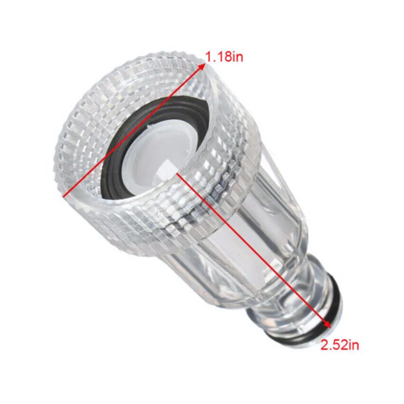 1pcs High Pressure Connection Filter+2pcs Nets Car Washing Machine Perature: 140° *Color:Transparent (As Pictures Show) *Mater
1pcs High Pressure Connection Filter+2pcs Nets Car Washing Machine Perature: 140° *Color:Transparent (As Pictures Show) *Mater