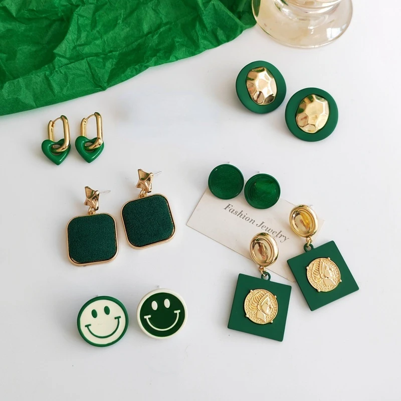 Mihan 925 Silver Needle Delicate Jewelry Green Series Earring 2022 New Trend Geometric Spring Women Earrings For Girl Lady Gifts
Mihan 925 Silver Needle Delicate Jewelry Green Series Earring 2022 New Trend Geometric Spring Women Earrings For Girl Lady Gifts