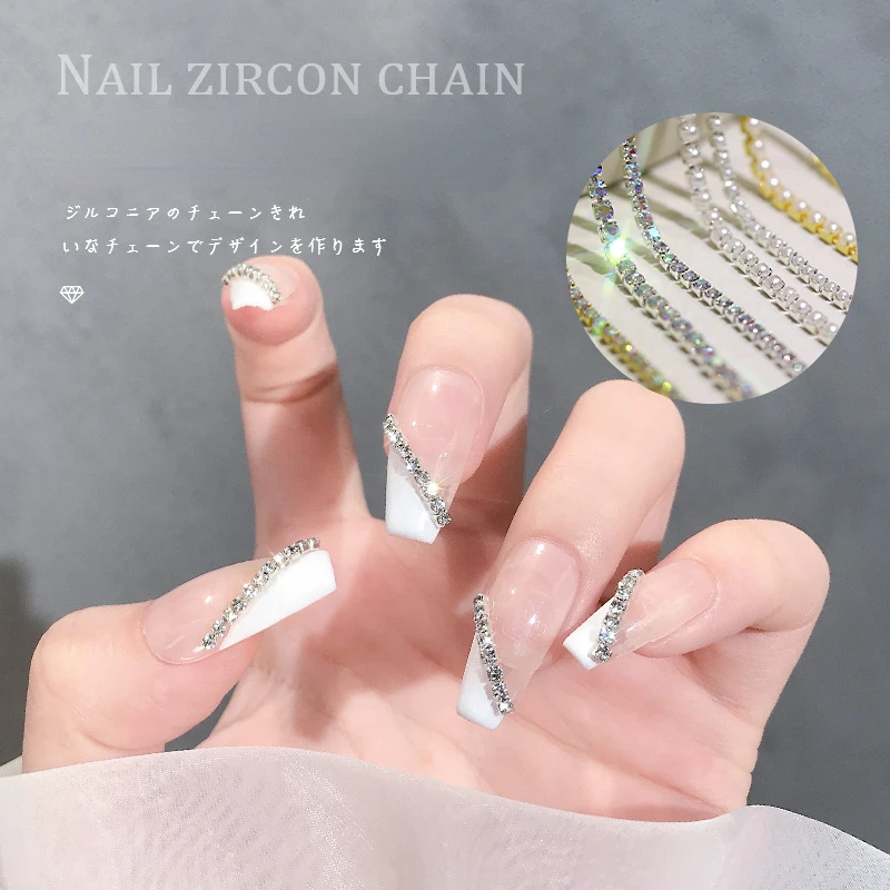 30 cm 2022 Diy Nail Art Jewelry Rhinestone Gold and Silver Pearl Accessories Shiny Diamond Metal Steel Ball Chain Manicure
30 cm 2022 Diy Nail Art Jewelry Rhinestone Gold and Silver Pearl Accessories Shiny Diamond Metal Steel Ball Chain Manicure
