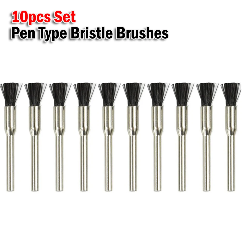 10pcs Wheel Brushes 3*5mm Bristles Black For Metal Surface Polishing Rust Wire Wheel Brush Set Rotary Tool Polishing Brushes
10pcs Wheel Brushes 3*5mm Bristles Black For Metal Surface Polishing Rust Wire Wheel Brush Set Rotary Tool Polishing Brushes