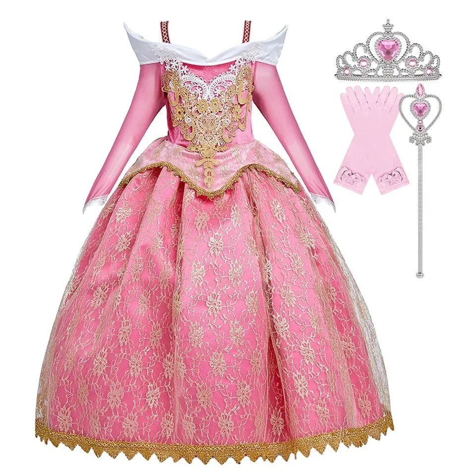 Children Sleeping Beauty Costume Baby Girl Aurora Dress Girls Birthday Party Wedding Evening Dress Kids Princess Dress 3-10 Year
Children Sleeping Beauty Costume Baby Girl Aurora Dress Girls Birthday Party Wedding Evening Dress Kids Princess Dress 3-10 Year