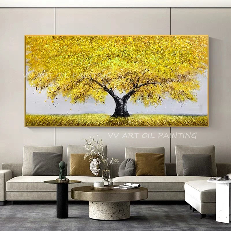 Gold foil tree forest Hand Painted Oil Paintings Hand made on Canvas Art Wall Pictures For Living Room Home Wall Decor 100% H
Gold foil tree forest Hand Painted Oil Paintings Hand made on Canvas Art Wall Pictures For Living Room Home Wall Decor 100% H