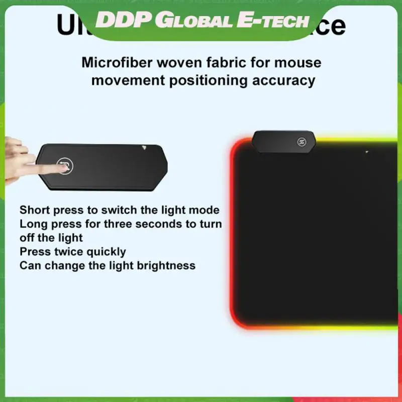 Keyboard Pad Led Light Mousepad For Gamers Non-slip Oversized Computer Thickened Rubber Table Pad Deskpad Protector E-sports
Keyboard Pad Led Light Mousepad For Gamers Non-slip Oversized Computer Thickened Rubber Table Pad Deskpad Protector E-sports