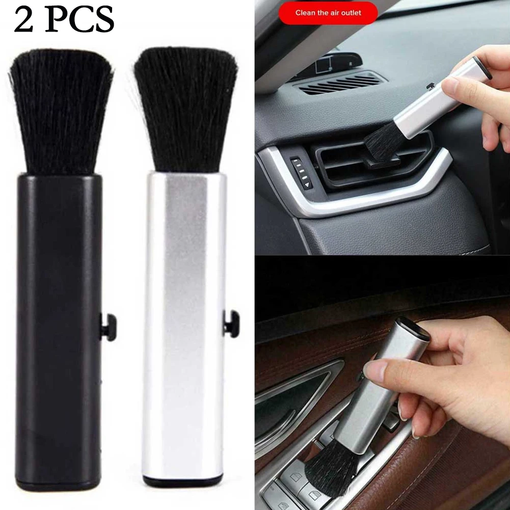 2Pcs Car Conditioning Air Outlet Brush Retractable Cleaning Brush Computer Keyboard Cleaning Plastic Small Soft Brush Accessory
2Pcs Car Conditioning Air Outlet Brush Retractable Cleaning Brush Computer Keyboard Cleaning Plastic Small Soft Brush Accessory