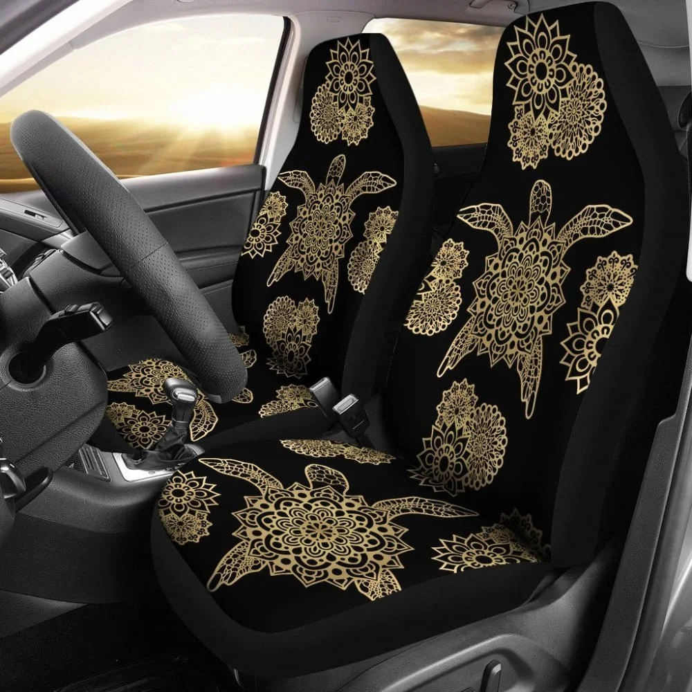 Golden Sea Turtle Car Seat Covers,Pack of 2 Universal Front Seat Protective Cover
Golden Sea Turtle Car Seat Covers,Pack of 2 Universal Front Seat Protective Cover
