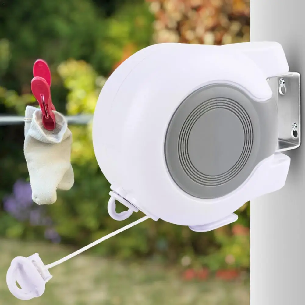Double Line Retractable Clothesline 26M Wall-mounted Clothes Dryer Hanger Laundry Drying Rack Line For Indoor Outdoor Balco X0X2
Double Line Retractable Clothesline 26M Wall-mounted Clothes Dryer Hanger Laundry Drying Rack Line For Indoor Outdoor Balco X0X2