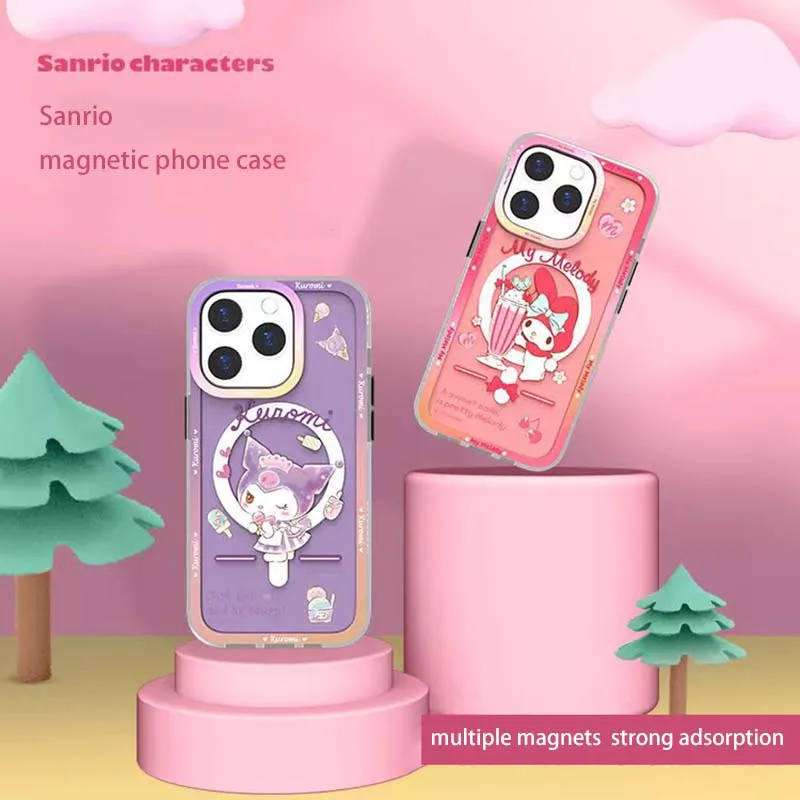 Sanrio оригинальный Kuromi Hello Kitty Little Twinstars Магнитный стереоскопический 3D защитный чехол для Iphone14/plus/pro Max
Sanrio оригинальный Kuromi Hello Kitty Little Twinstars Магнитный стереоскопический 3D защитный чехол для Iphone14/plus/pro Max