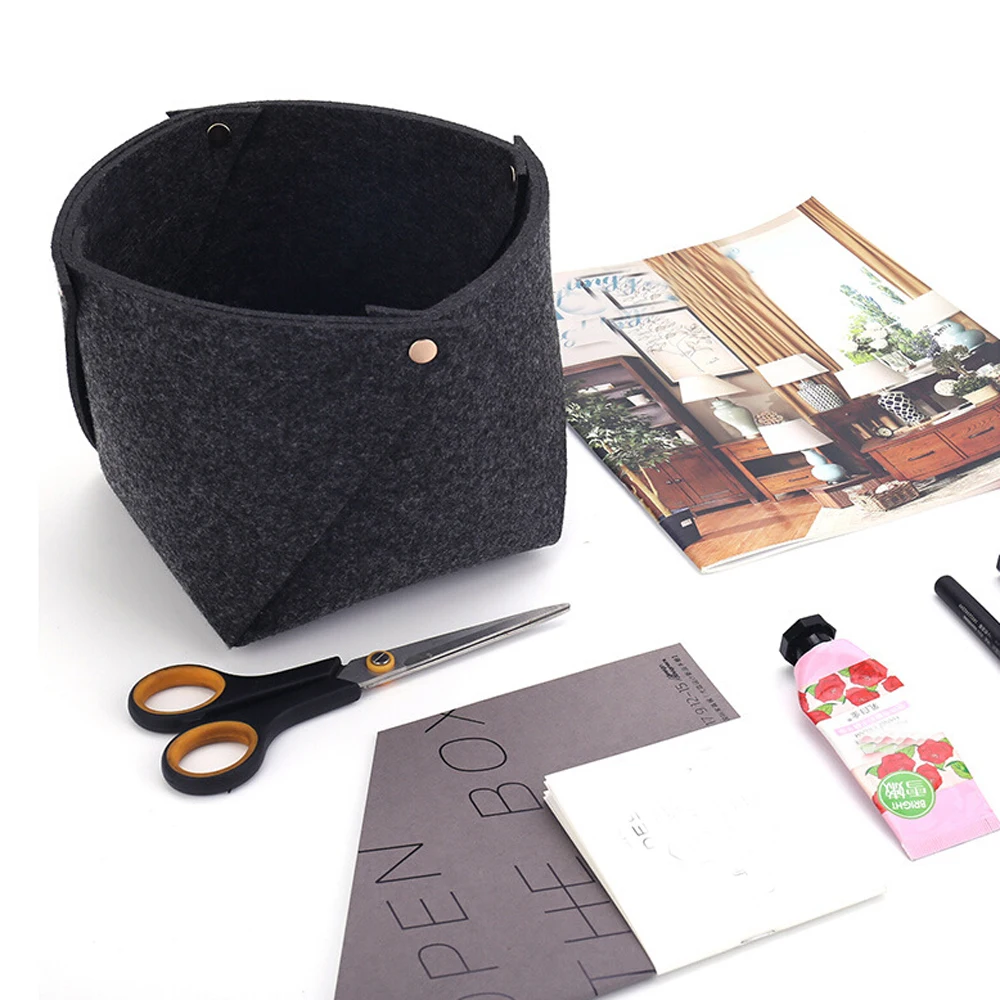 Small Storage Box Office Desk Home Supplies Organizer Nordic Style Felt Storage Basket Convenient Folding Hallway Entrance Key
Small Storage Box Office Desk Home Supplies Organizer Nordic Style Felt Storage Basket Convenient Folding Hallway Entrance Key