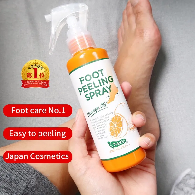 Japan Cosmetics Foot Peeling Spray Natural Orange Essence Pedicure Hands Dead Skin Exfoliator Mask Whiten Baby Foot Care Tool
Japan Cosmetics Foot Peeling Spray Natural Orange Essence Pedicure Hands Dead Skin Exfoliator Mask Whiten Baby Foot Care Tool