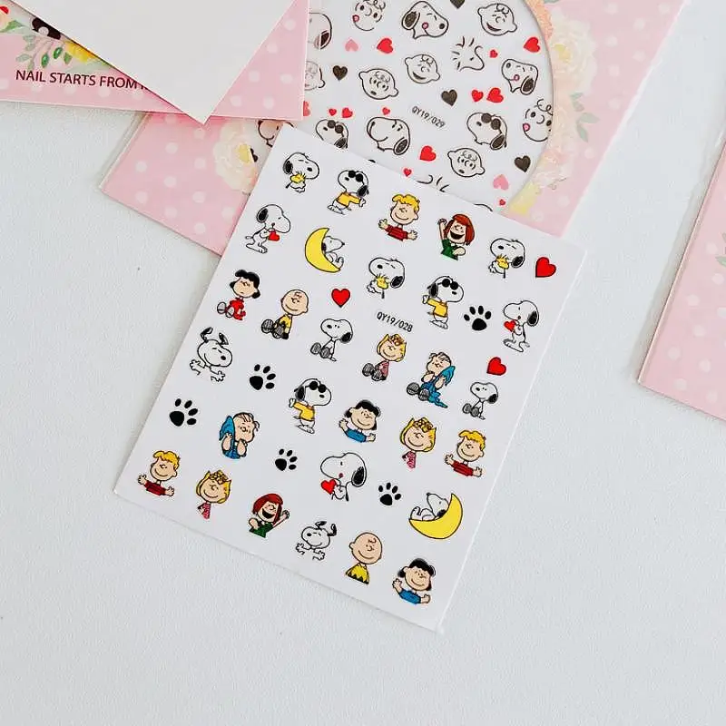 1 шт. аниме Snoopy мини маникюрные наклейки Kawaii мультяшный самоклеящийся ПВХ водонепроницаемый пластырь для ногтей
1 шт. аниме Snoopy мини маникюрные наклейки Kawaii мультяшный самоклеящийся ПВХ водонепроницаемый пластырь для ногтей