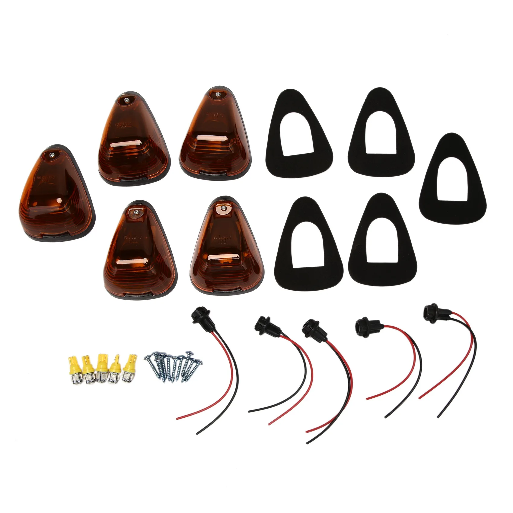 5Packs Cab Marker Light Lens Roof Running Lightsw/Wiring for F250 F350 F450 F550 F65 E150 1999-2016
5Packs Cab Marker Light Lens Roof Running Lightsw/Wiring for F250 F350 F450 F550 F65 E150 1999-2016