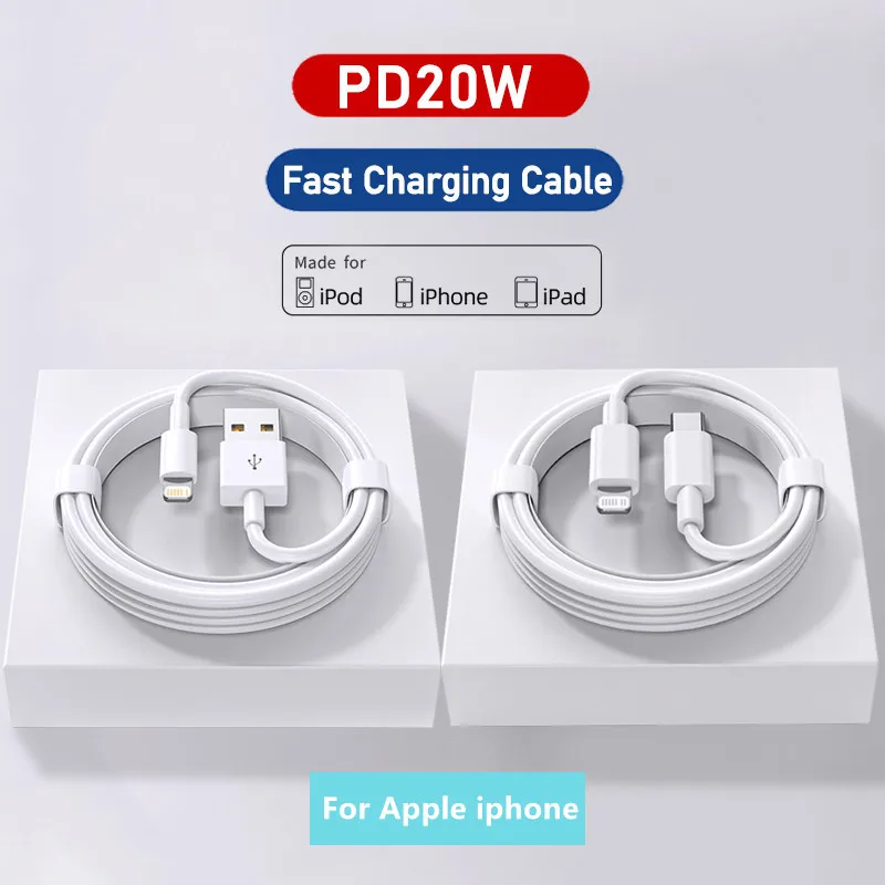 Apple Original PD 20W Fast Charging USB Lightning Cable For iPhone 14 13 12 11 Pro Max Plus XS XR Charger Type C Data Line Cable
Apple Original PD 20W Fast Charging USB Lightning Cable For iPhone 14 13 12 11 Pro Max Plus XS XR Charger Type C Data Line Cable