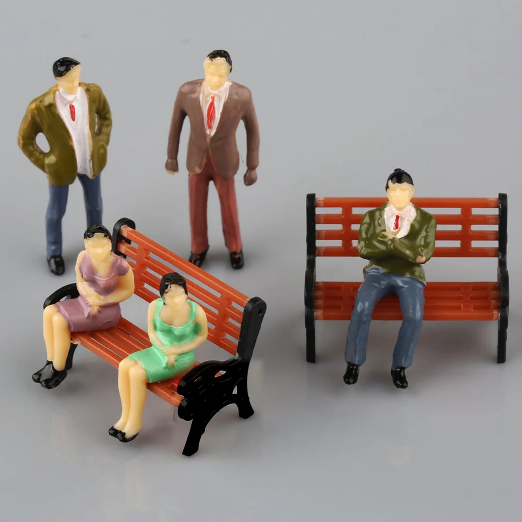 50Pcs Model Train O Scale Bench Chair Seated Standing People Figures Street Park Layout Plastic Crafts Home Decor Kids Toys
50Pcs Model Train O Scale Bench Chair Seated Standing People Figures Street Park Layout Plastic Crafts Home Decor Kids Toys