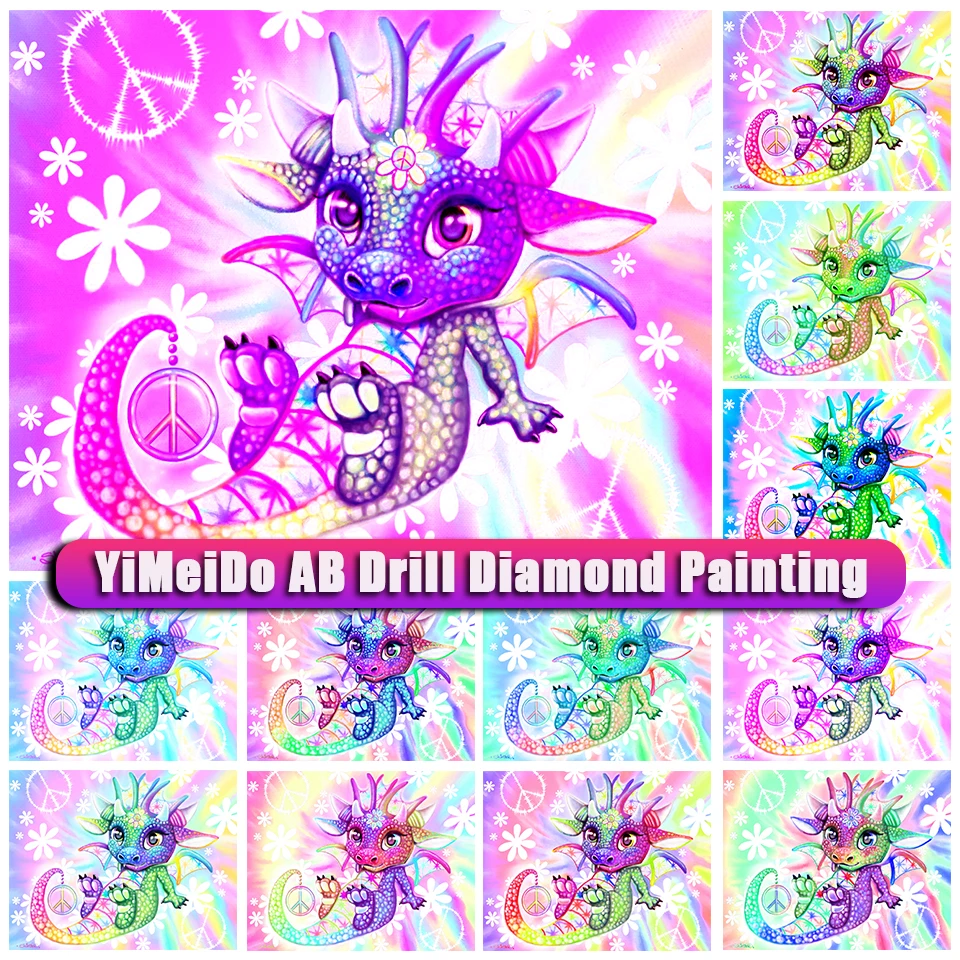 Алмазная живопись YIMEIDO 5d AB, мультяшный дракон, искусство, вышивка, мозаика, украшение для дома, подарок
Алмазная живопись YIMEIDO 5d AB, мультяшный дракон, искусство, вышивка, мозаика, украшение для дома, подарок