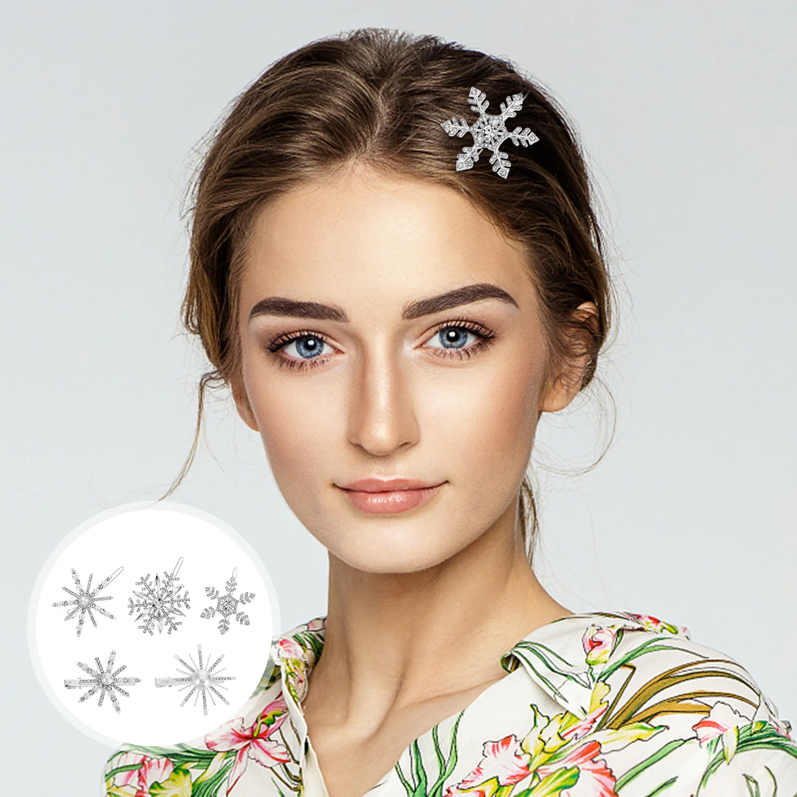 5 Pcs Back of Head Hairpin Bride Accessories for Girls Christmas Pins Imitation Diamond Decorations
5 Pcs Back of Head Hairpin Bride Accessories for Girls Christmas Pins Imitation Diamond Decorations