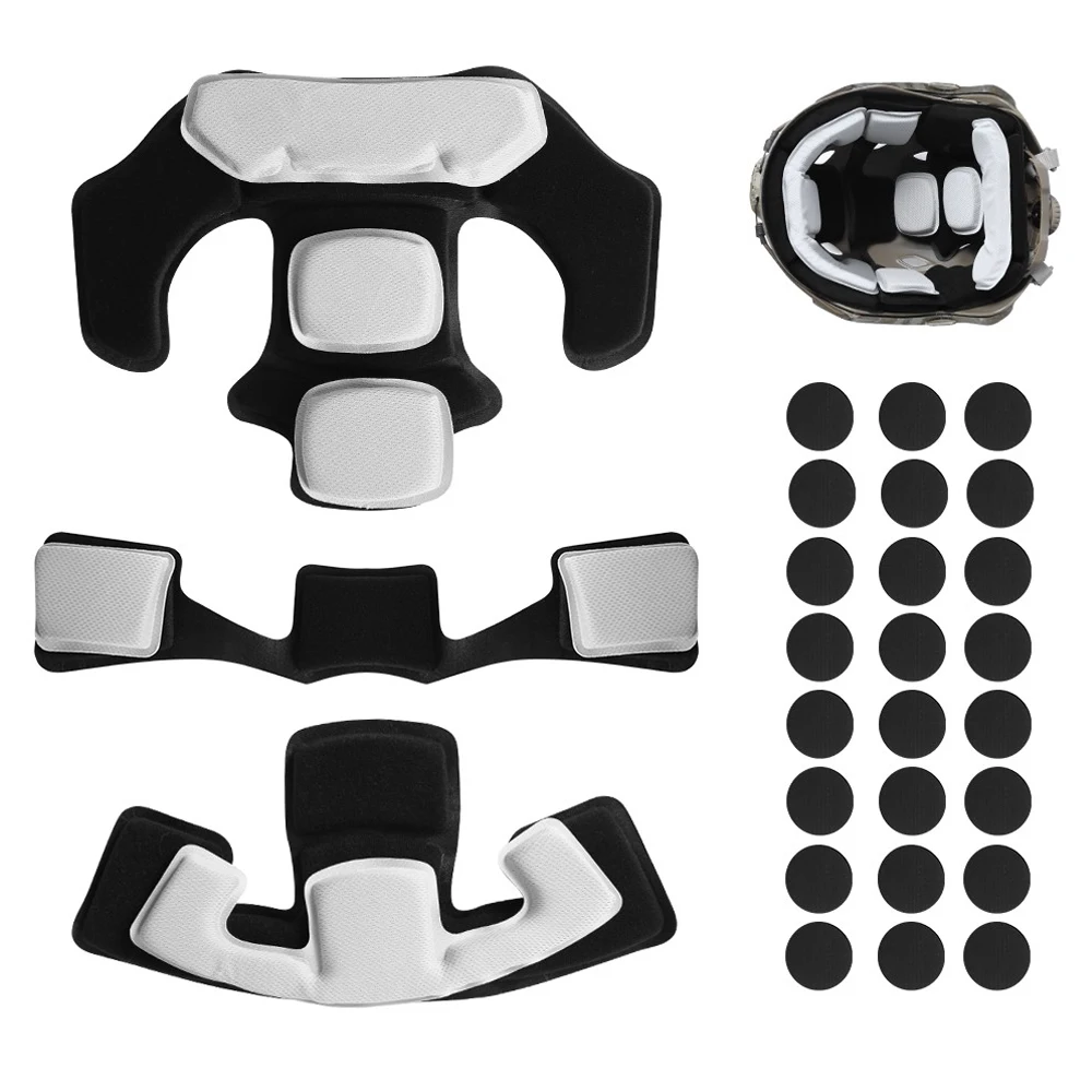 Tactical Helmet Pads Kit Memory Foam Pad Protective Mat Airsoft Paintball Mat Replacement Foam Pad Set for ACH MICH FMA EXF
Tactical Helmet Pads Kit Memory Foam Pad Protective Mat Airsoft Paintball Mat Replacement Foam Pad Set for ACH MICH FMA EXF