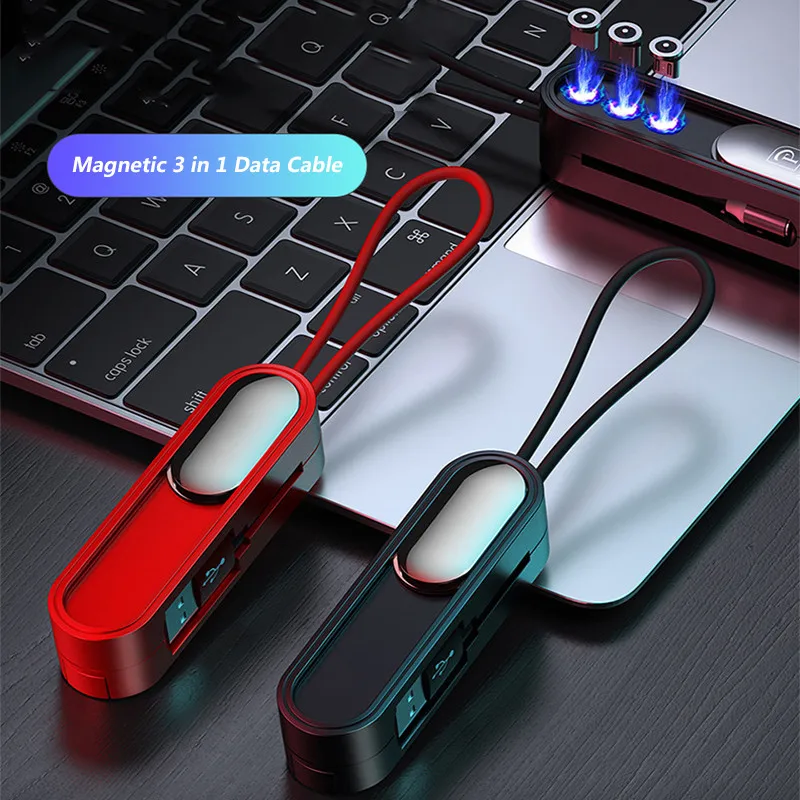Portable 3 in 1 Magnetic USB Cable for iPhone 14 13 12 11 Pro Max Stretchable Micro usb Type C Magnet Cable Plug Storage Box
Portable 3 in 1 Magnetic USB Cable for iPhone 14 13 12 11 Pro Max Stretchable Micro usb Type C Magnet Cable Plug Storage Box