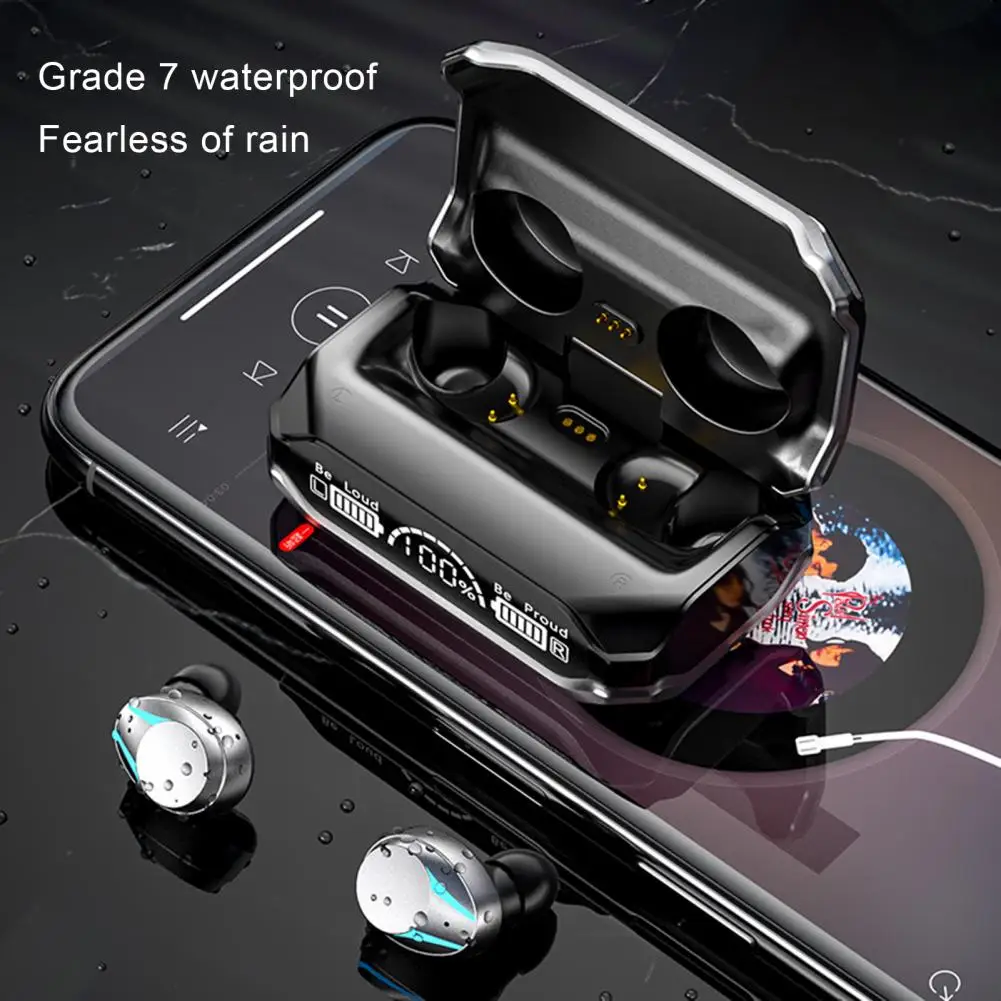 Earphone 1 Set Handsfree LED Digital Display Long Battery Life Premium Fidelity Sound Quality Wireless Headset Audio Supply
Earphone 1 Set Handsfree LED Digital Display Long Battery Life Premium Fidelity Sound Quality Wireless Headset Audio Supply