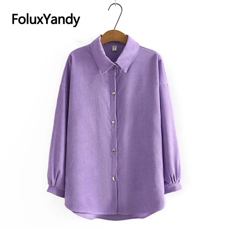 Вельветовые женские рубашки 3XL 4XL, женские повседневные рубашки, однотонная весенне-осенняя блузка с длинным рукавом, рубашка KKFY6212
Вельветовые женские рубашки 3XL 4XL, женские повседневные рубашки, однотонная весенне-осенняя блузка с длинным рукавом, рубашка KKFY6212