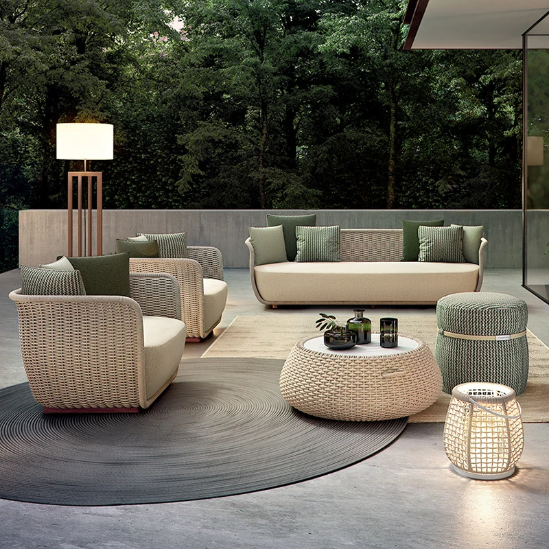 Outdoor rattan sofa villa courtyard terrace Nordic outdoor leisure balcony tea table furniture sunshine room rattan sofa
Outdoor rattan sofa villa courtyard terrace Nordic outdoor leisure balcony tea table furniture sunshine room rattan sofa