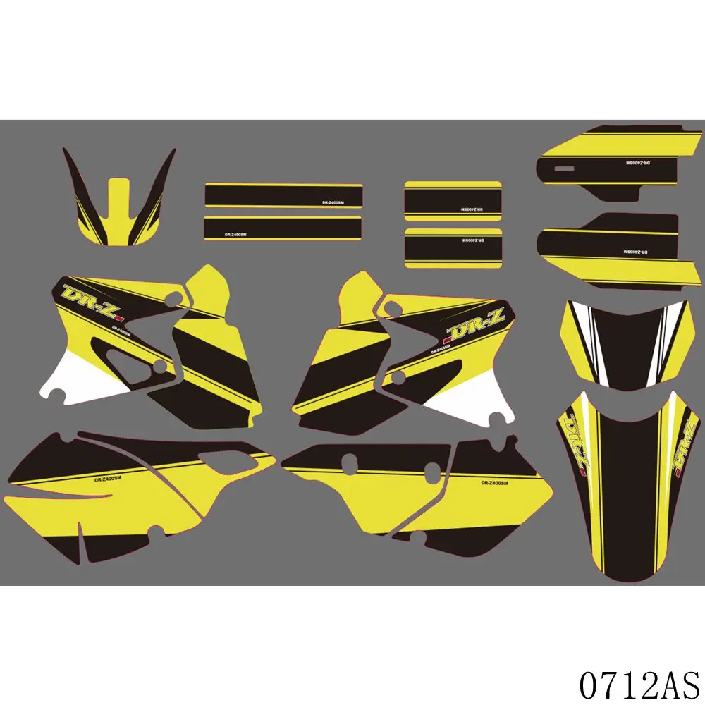 Full Graphics Decals Stickers Motorcycle Background Custom Number Name For SUZUKI DRZ400 SM S E DRZ 400 SM S E 2000-2020
Full Graphics Decals Stickers Motorcycle Background Custom Number Name For SUZUKI DRZ400 SM S E DRZ 400 SM S E 2000-2020
